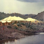 tents for accommodation and catering